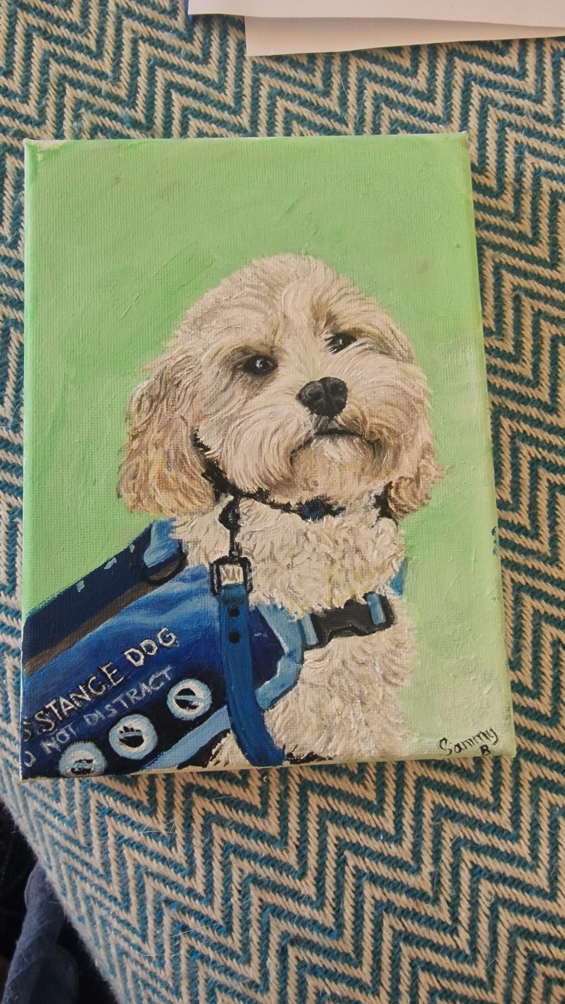 Assistance Dog Painting